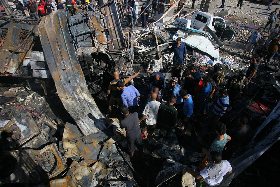 Suicide truck bomb kills more than 80 in Iraq, most of them Iranian pilgrims
