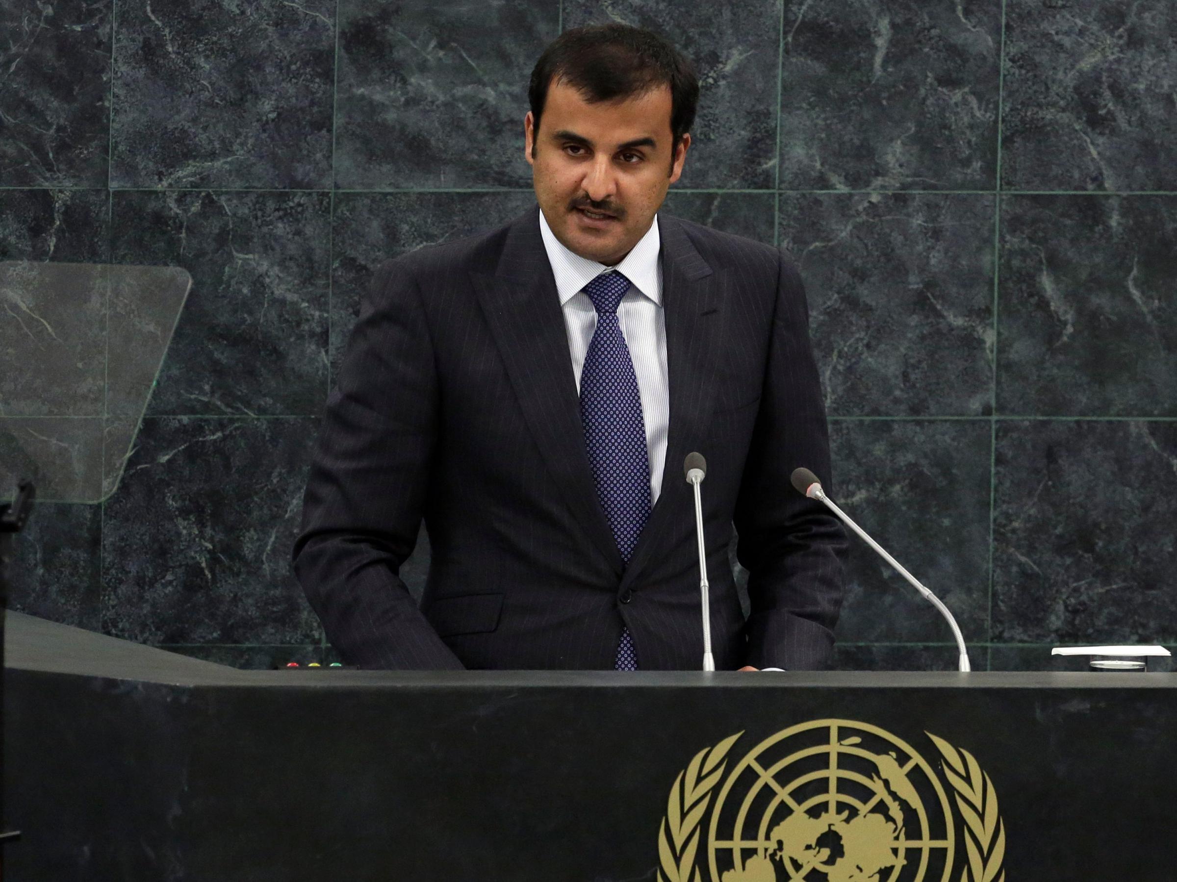 Qatar's emir, a U.S. ally, assails Obama's Syria policy