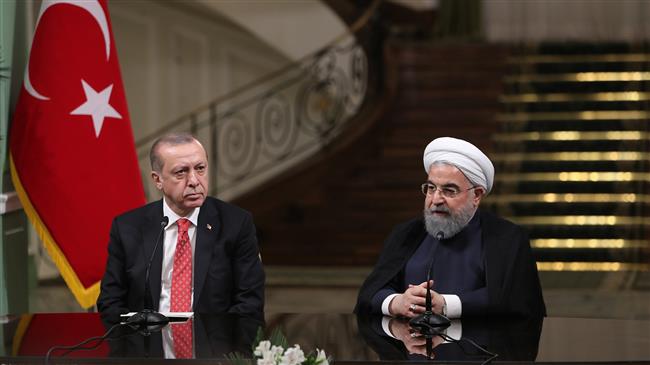 In talks with Erdogan, Rouhani warns of plots to disintegrate regional states