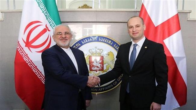 Iran FM discusses bilateral ties with Georgian officials