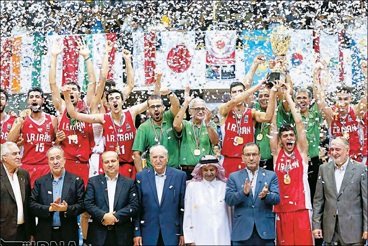 Iran's basketball team becomes Asia's champion