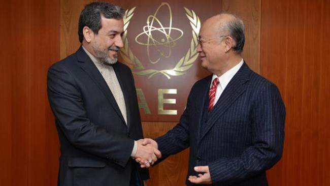 Araqchi and Amano discuss Iran-IAEA cooperation