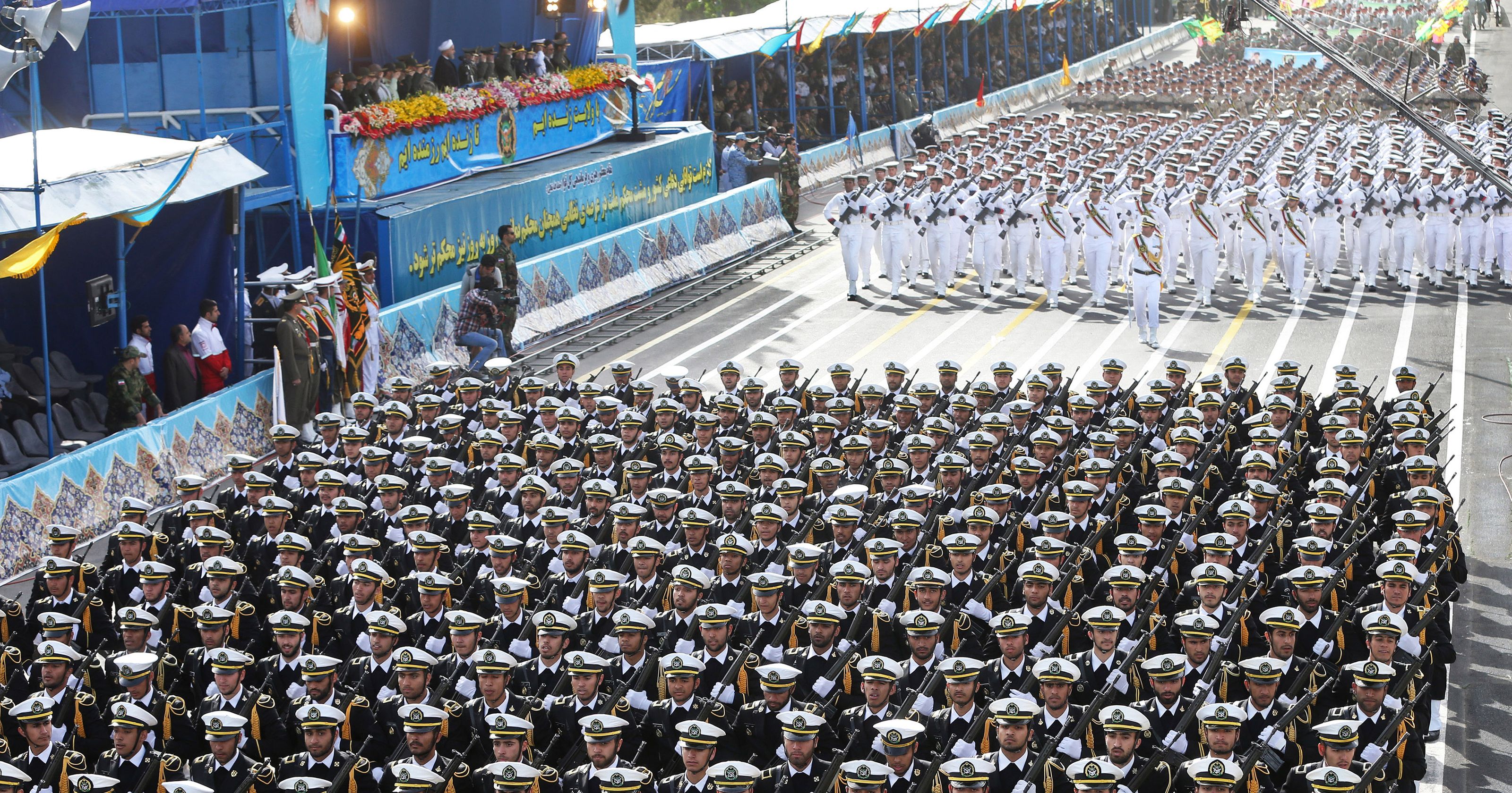 Iran parades newest weapons at time of Persian Gulf tension with U.S.