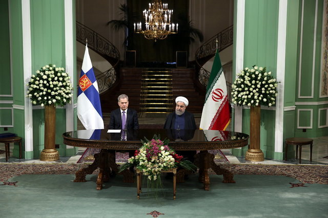Rouhani says no limitation for Iran, Finland cooperation