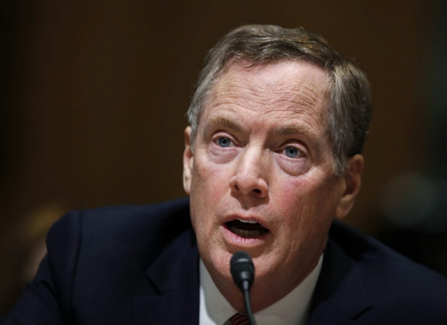 USTR Lighthizer: Trump challenging China's industrial policies - radio interview