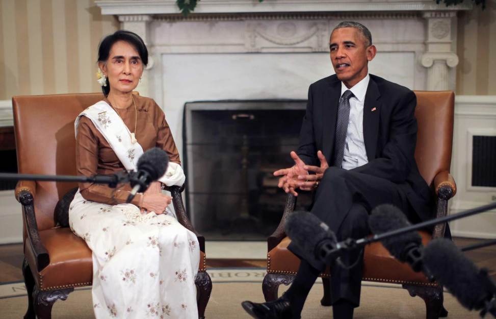 Obama announces lifting of U.S. sanctions on Myanmar