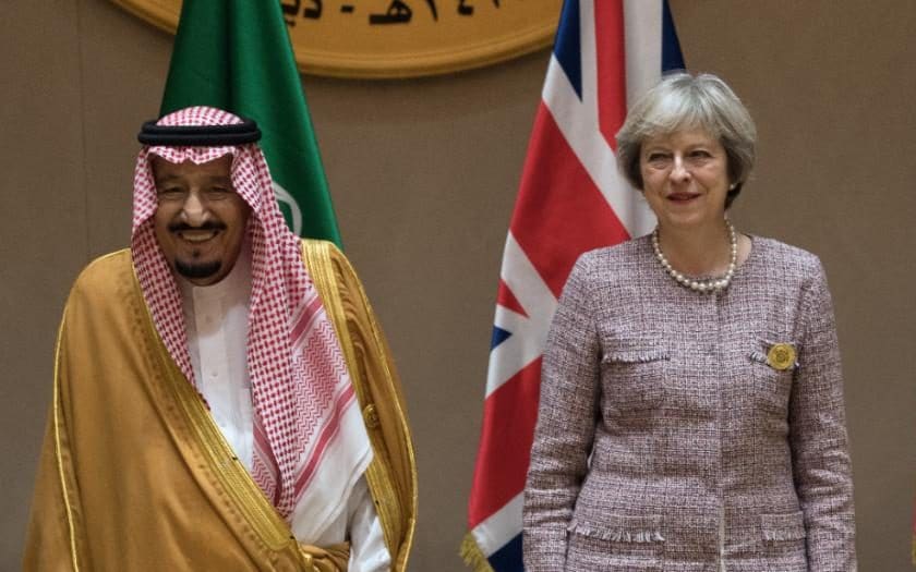 May Eyes the ‘Long Term’ With Saudis, Security and Trade First