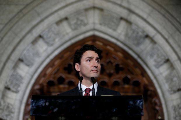 Fearing protectionism, Canada's Trudeau reaches out to U.S. Congress