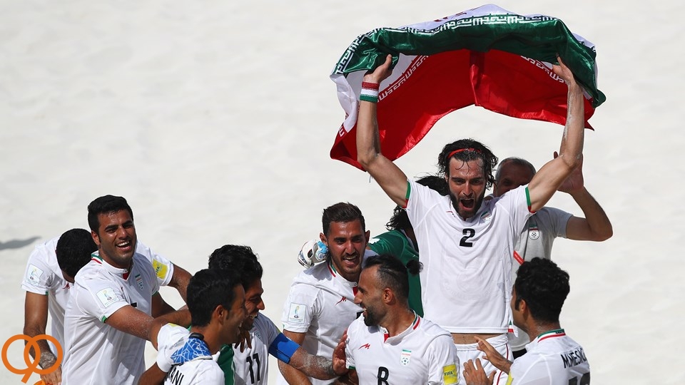 Iran finishes third in Beach Soccer World Cup