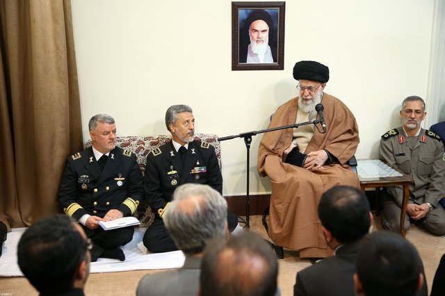 Navy's presence in international waters should continue: Ayatollah Khamenei