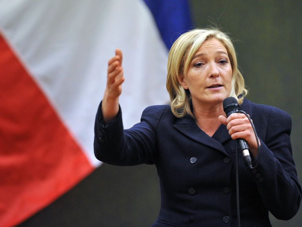 French far-right leader Marine Le Pen congratulates Donald Trump