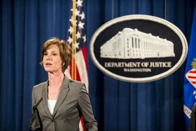 Trump Fires Acting Attorney General Who Defied Migrants Ban