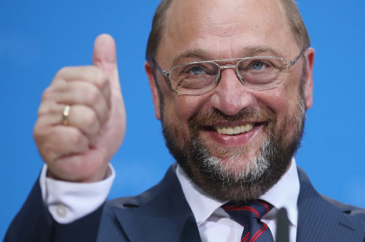 Germany's Schulz calls Trump 'un-American', warns against lifting Russia sanctions