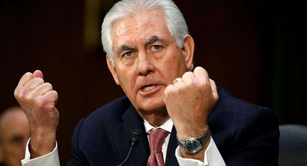 U.S. Senate advances nomination of Tillerson as Secretary of State