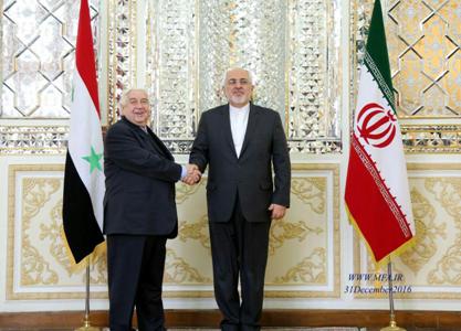 Iran, Syria foreign ministers review ceasefire in Syria