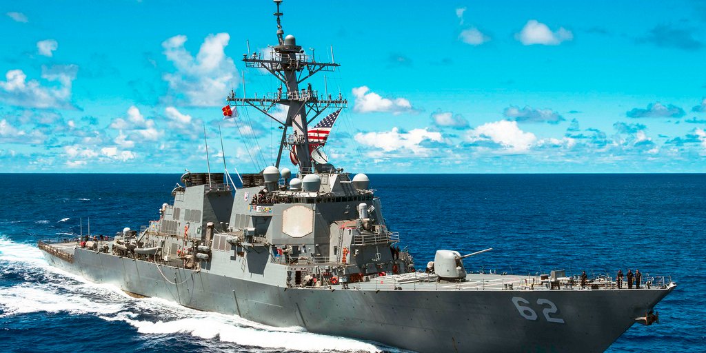 Ten Sailors Missing After U.S. Warship Crash Near Singapore