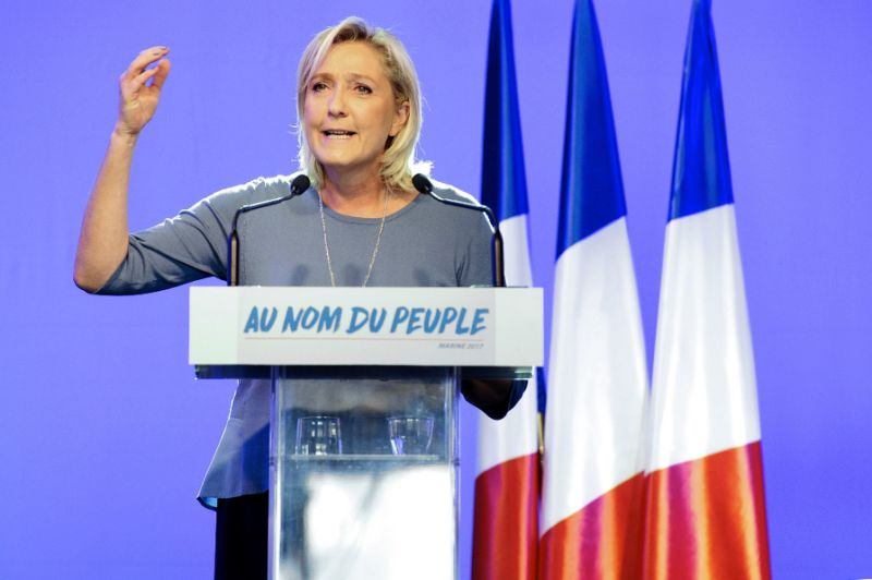France's Le Pen kicks off election campaign at Lyon rally