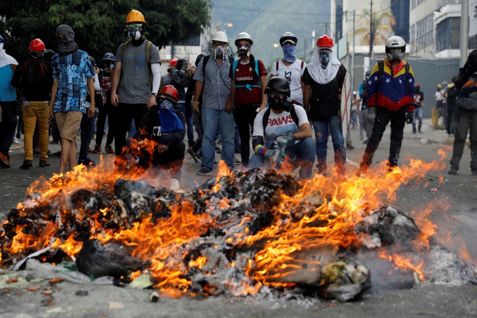 Venezuela opposition leaders wounded in anti-government march