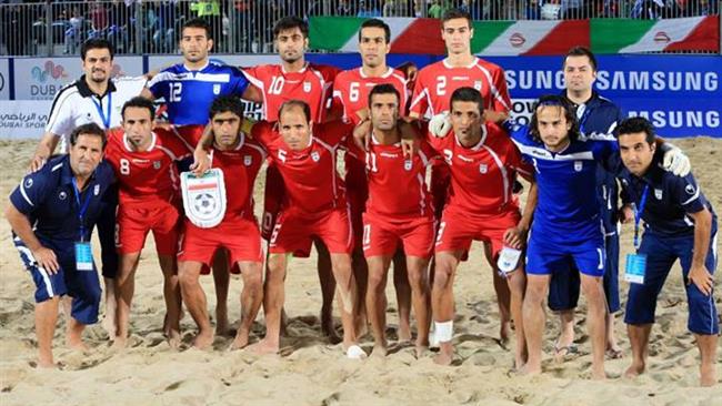 Iran national beach soccer team remains 5th at world ranking