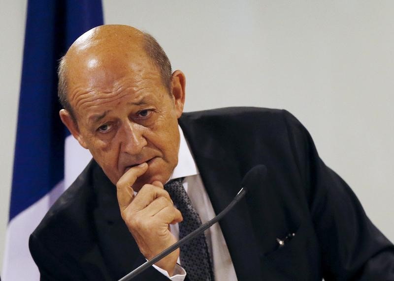 France’s Le Drian Says ‘Can’t Build Peace With Assad’ in Syria