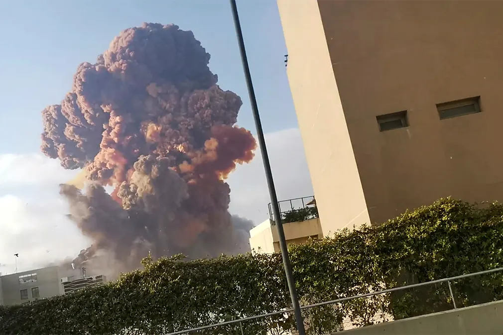 انفجار بیروت بیش از ۱۶۰کشته و مجروح داشت +فیلم