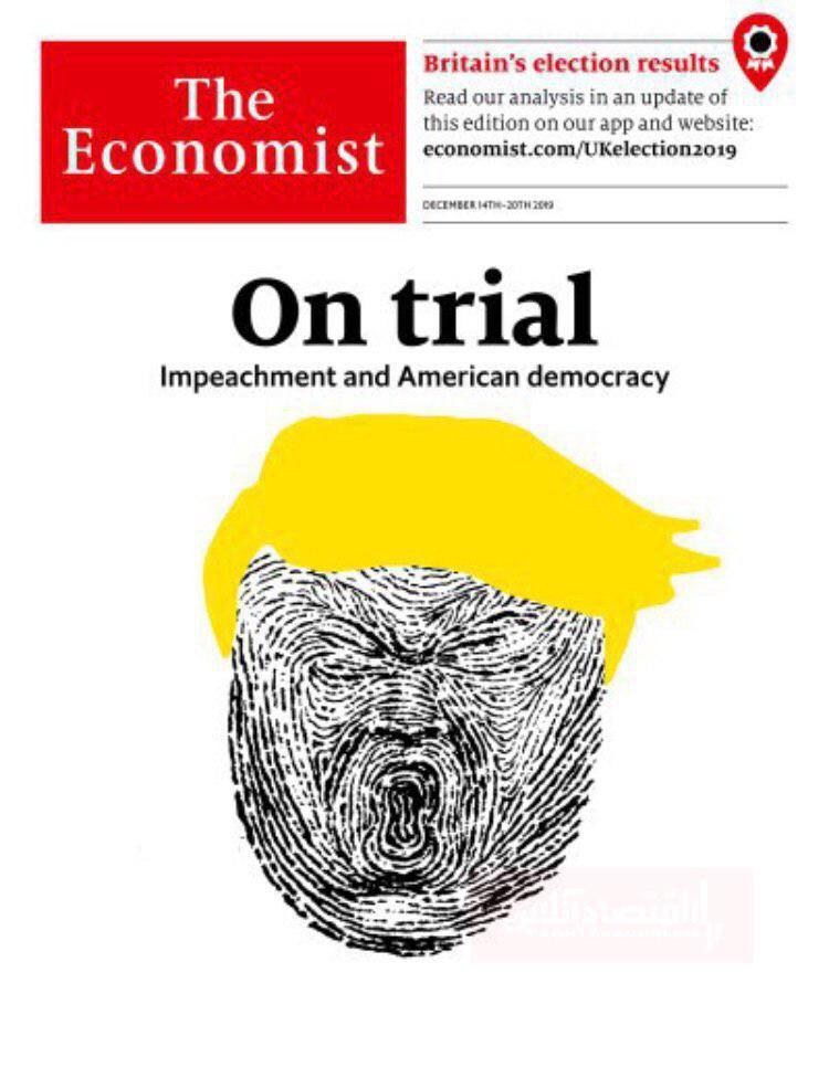 استیضاح ترامپ روی جلد اکونومیست