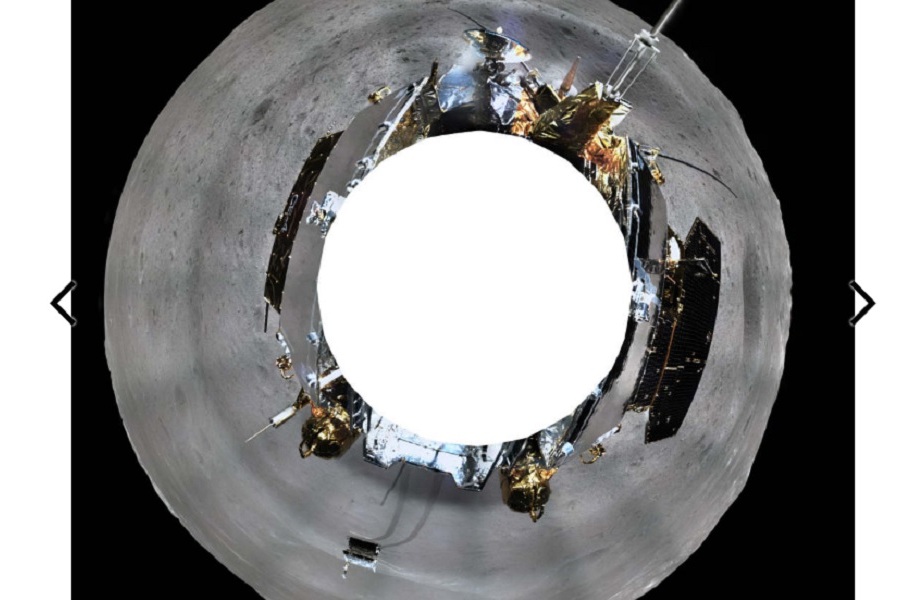 ماه نشین چین تصویر پانوراما به زمین ارسال کرد