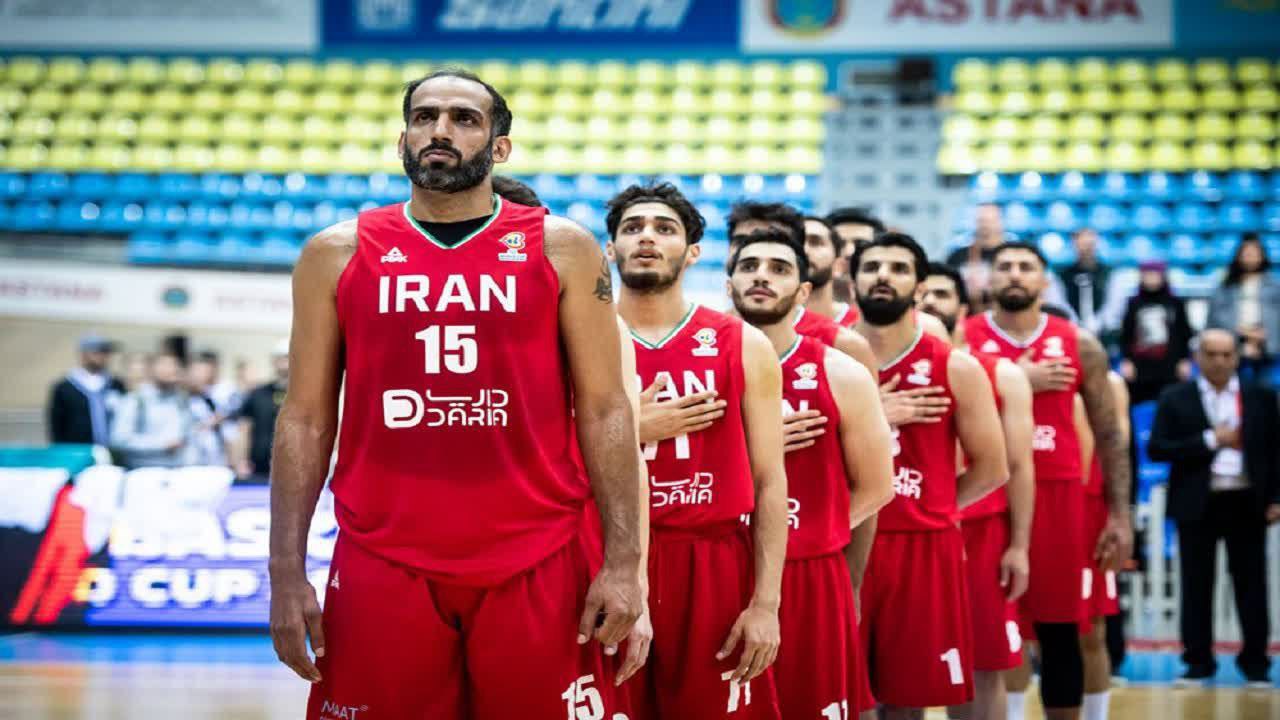  پیروزی آسان تیم ملی بسکتبال ایران مقابل سوریه