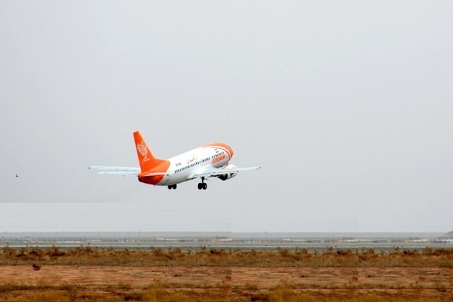 نخستین پرواز از فرودگاه منطقه آزاد ماکو +عکس