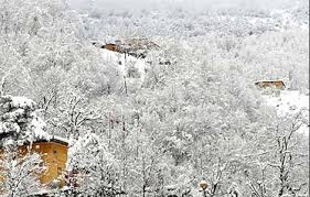 برف تابستانی در کلاردشت مازندران