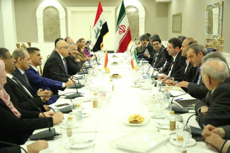 اجرای توافقات مشترک ایران و عراق منجر به رونق تولید و توسعه صادرات می‌شود/ افزایش مبادلات تجاری به 20میلیارد دلار تا سال1400