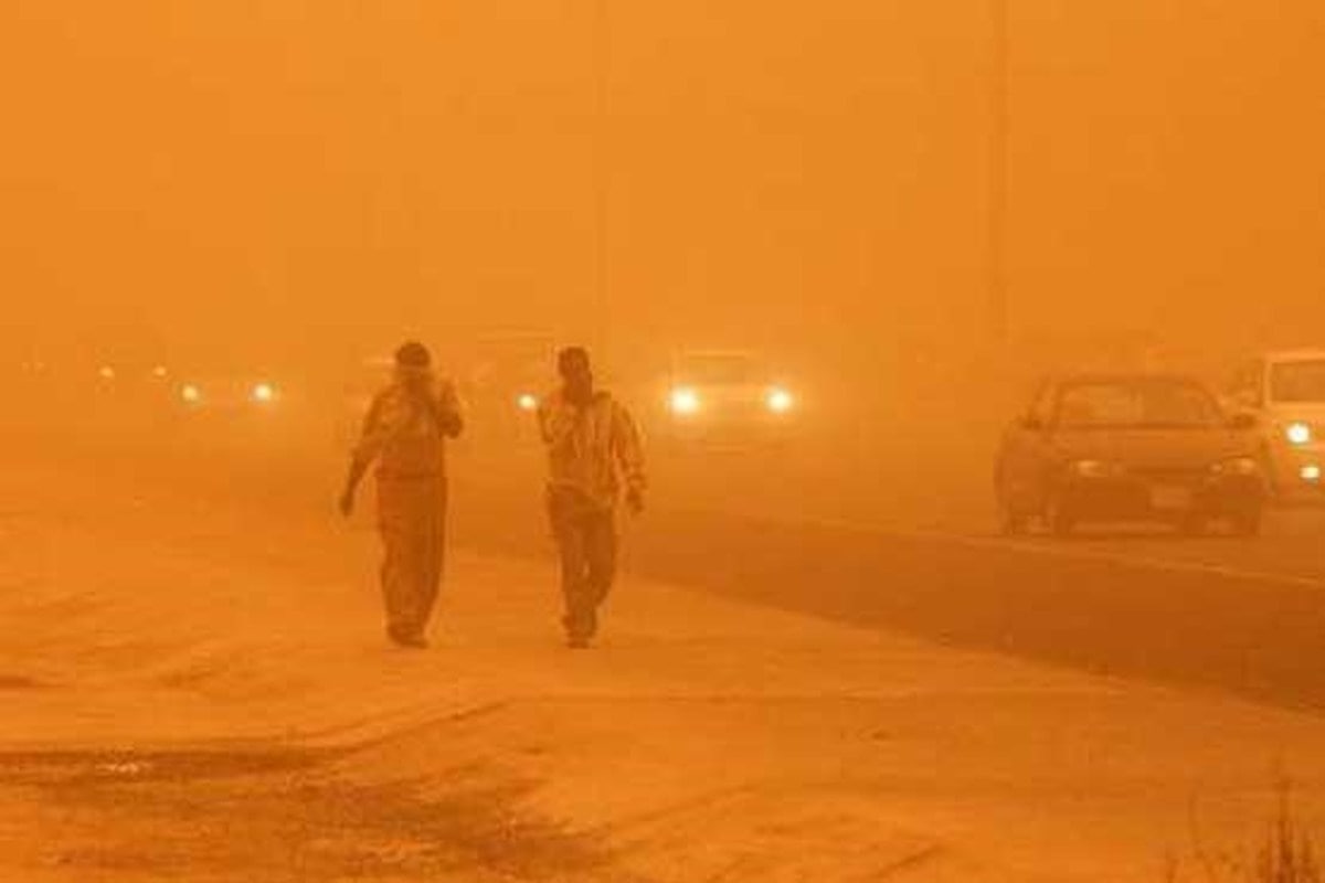 میزان گرد و غبار در اهواز به ۶۷ برابر حد مجاز رسید