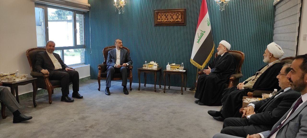 وزیر امور خارجه با رییس مجلس اعلای اسلامی عراق دیدار کرد