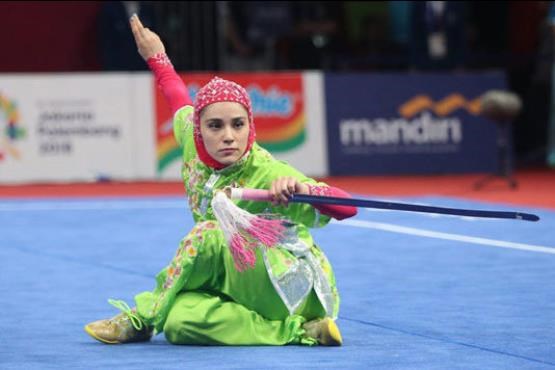 حجاب ورزشکار 18 ساله ایرانی در بازی‌های آسیایی +عکس