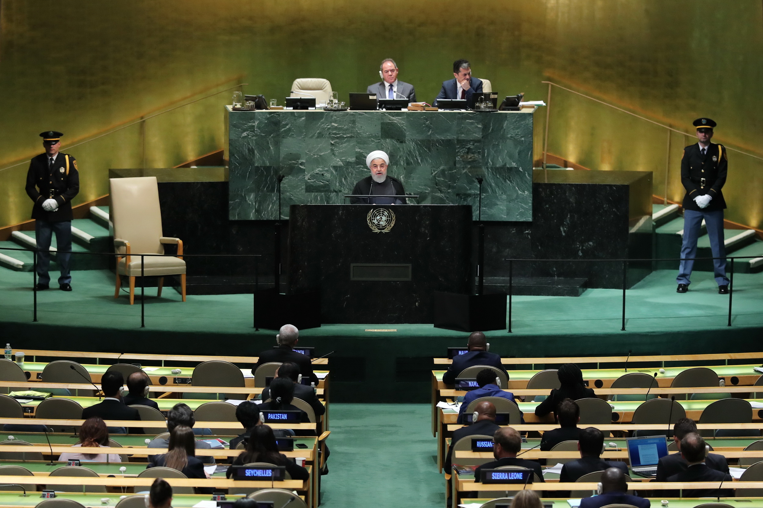 صحبت پایانی روحانی در سازمان ملل +فیلم