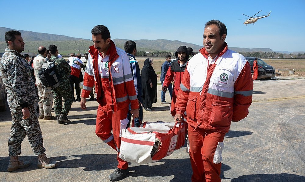 کمک 12تنی فرانسه به سیل‌زدگان ایران