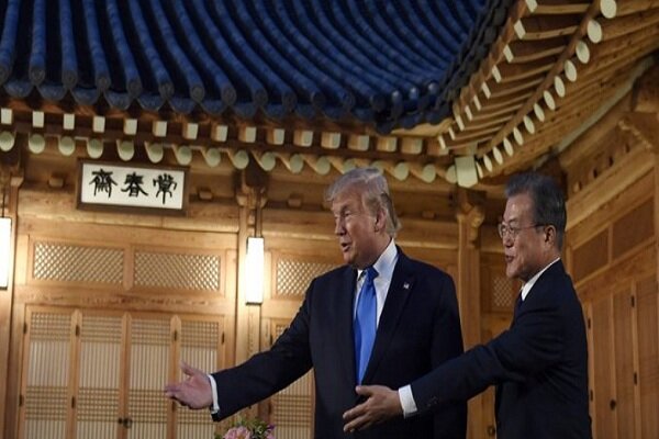 دیدار رؤسای جمهوری آمریکا و کره‌جنوبی