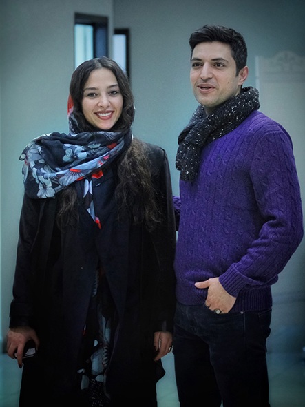اشکان خطیبی و همسرش در اکران مردمی لاتاری +عکس