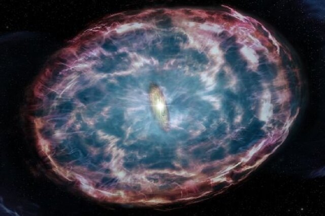 رصد احتمالی پستاب ناشی از برخورد ۲ ستاره نوترونی
