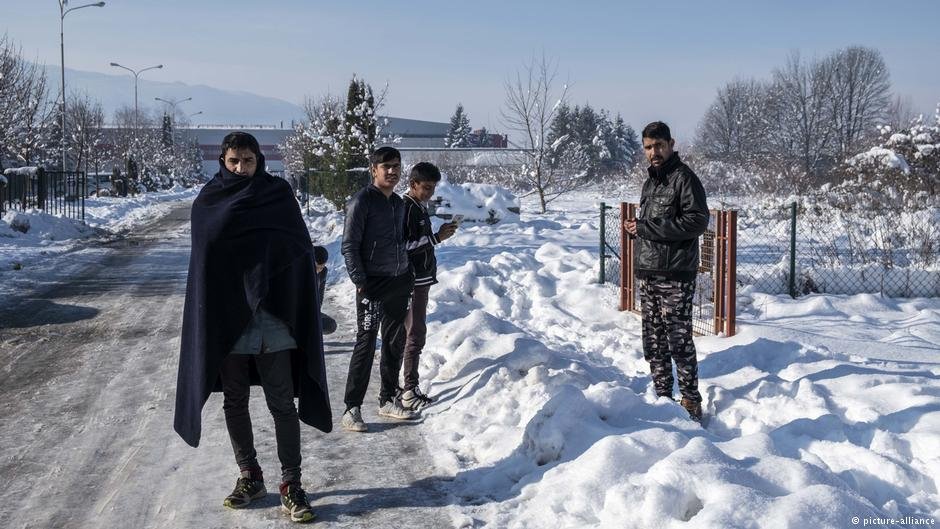 پناهجویان در بوسنی با مرگ دست و پنجه نرم می‌کنند
