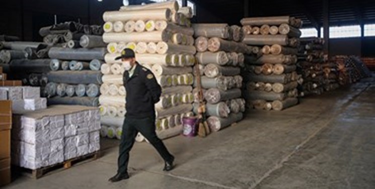 ۵میلیاردریال پارچه قاچاق در بازار تهران توقیف شد