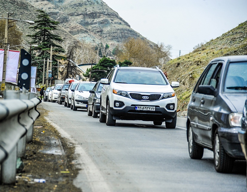  اجرای محدودیت ترافیکی در جاده کرج -چالوس