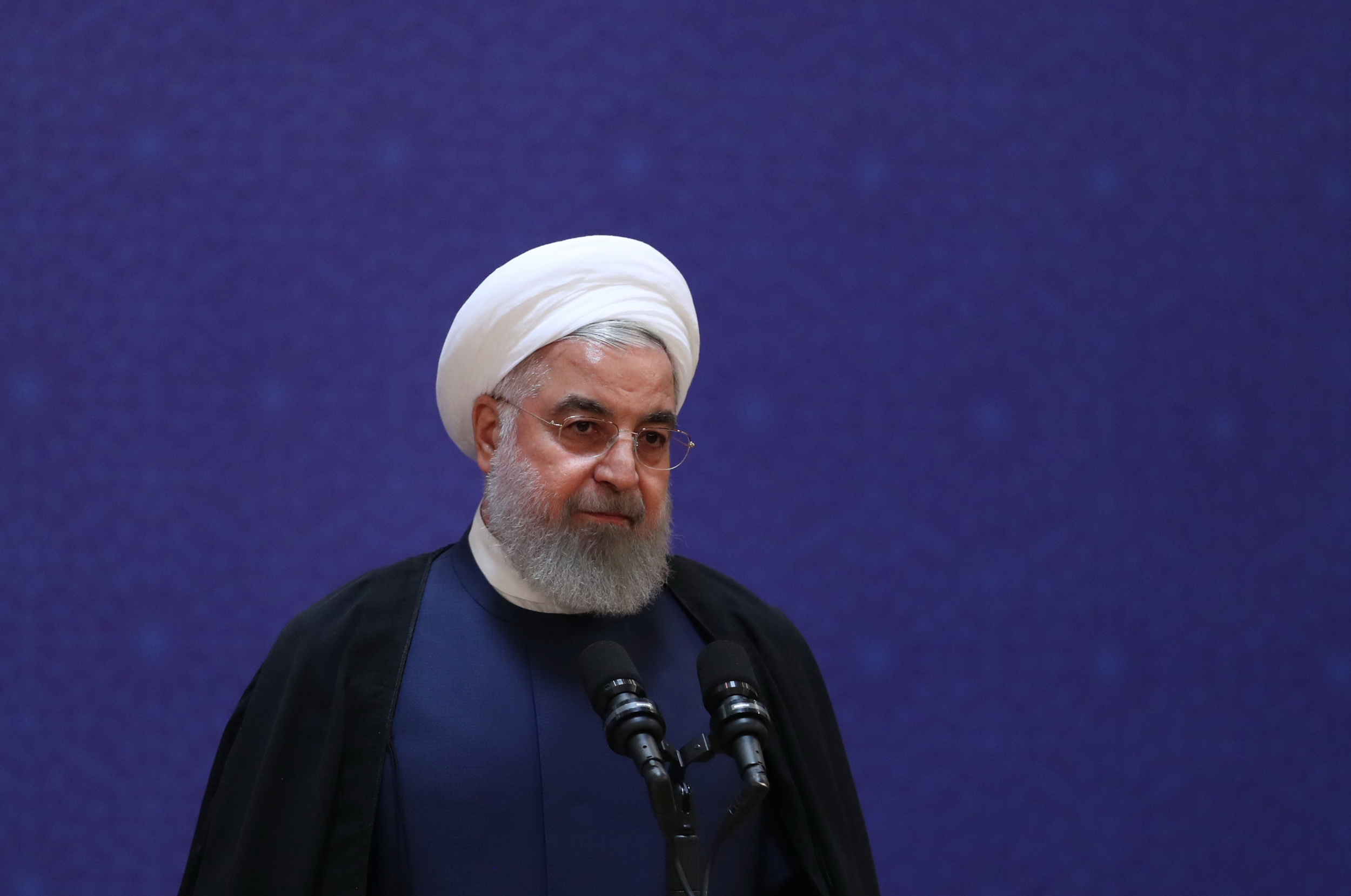 ورود روحانی به محل برگزاری نشست سران کنفرانس «سیکا» +فیلم