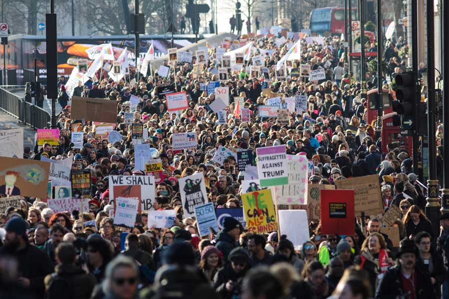 دورخیز مخالفان ترامپ برای تظاهرات در لندن