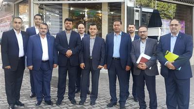 بازدید مدیران ارشد بانک قرض الحسنه مهر ایران از مدیریت شعب گلستان