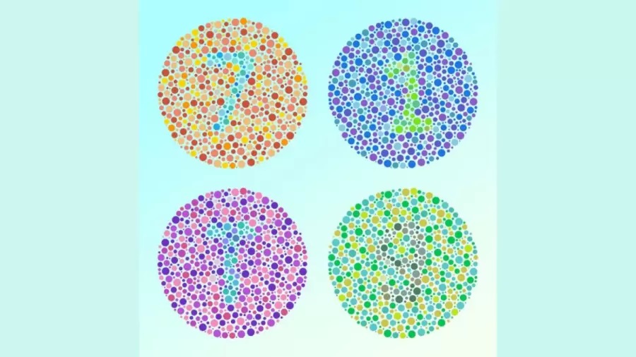 تست بینایی؛ در هر دایره چه عددی می بینید؟