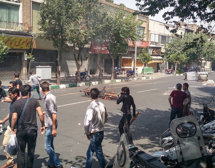 سارق زورگیری که معترض جا زده شد! + فیلم