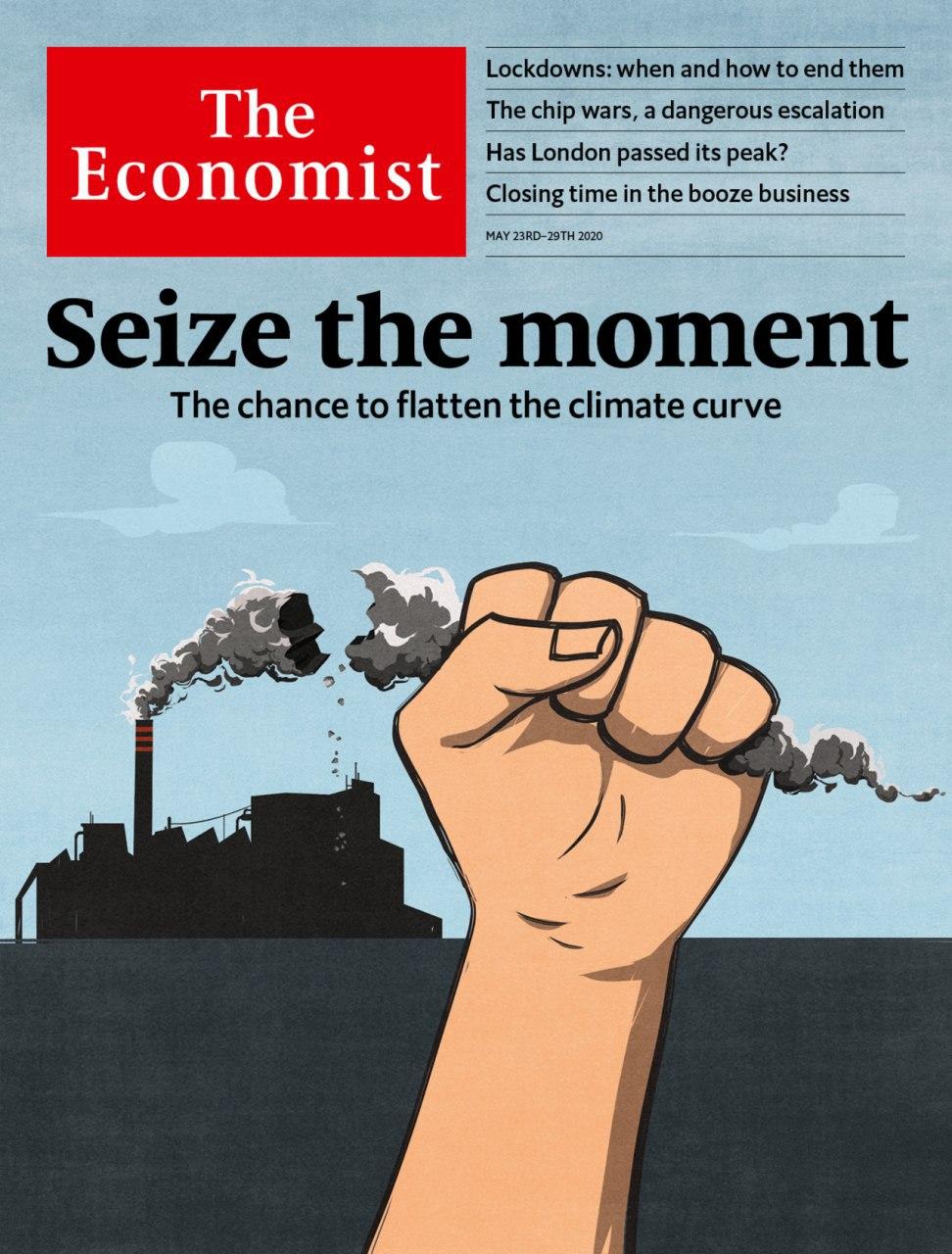 فرصت بهبود وضعیت آب و هوا روی جلد اکونومیست