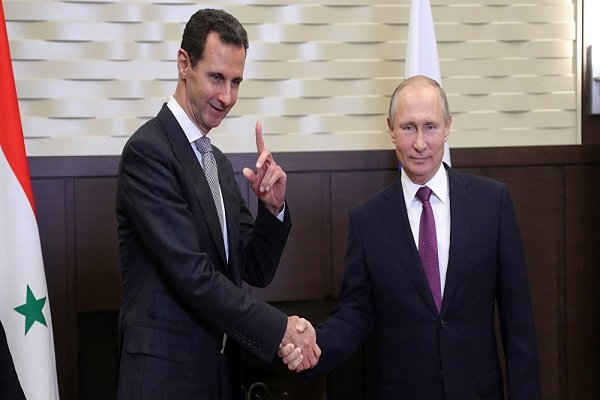 پوتین خواستار خروج نیروهای خارجی از سوریه شد