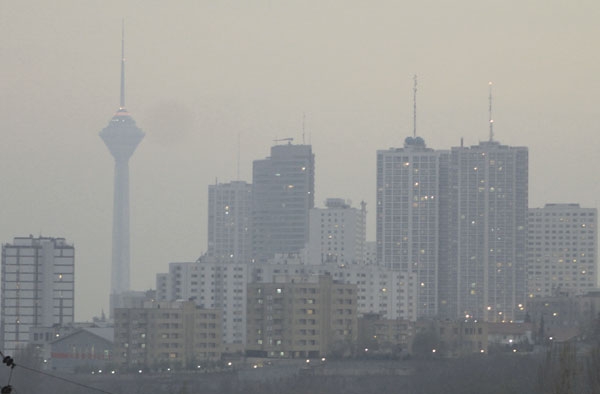 انباشت آلاینده‌‎ها در تهران و کرج